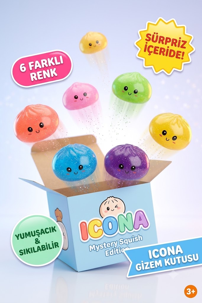 Icona |  Renkli Mantı Squishy