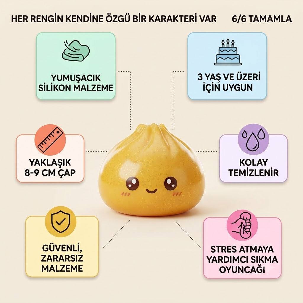 Icona |  Renkli Mantı Squishy